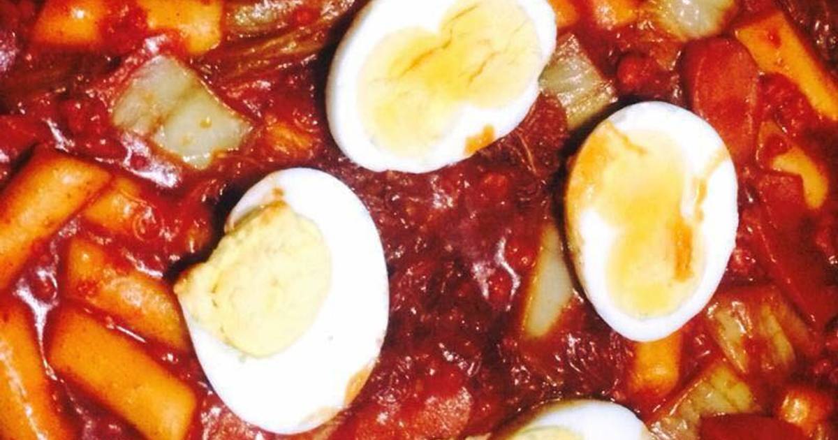 Bánh gạo cay (tokbokki)
+ Bánh gạo lắc phomai