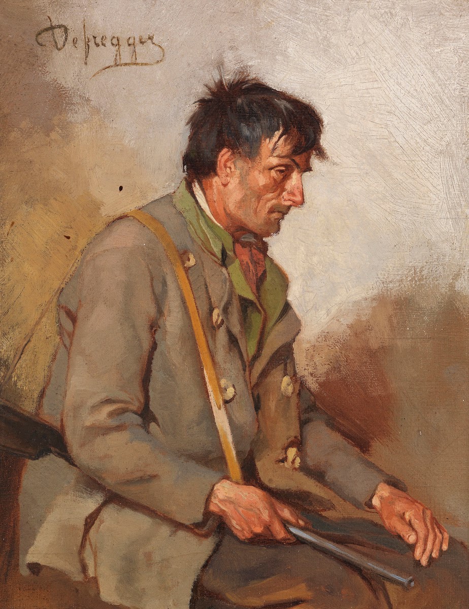 Seated hunter after 1900