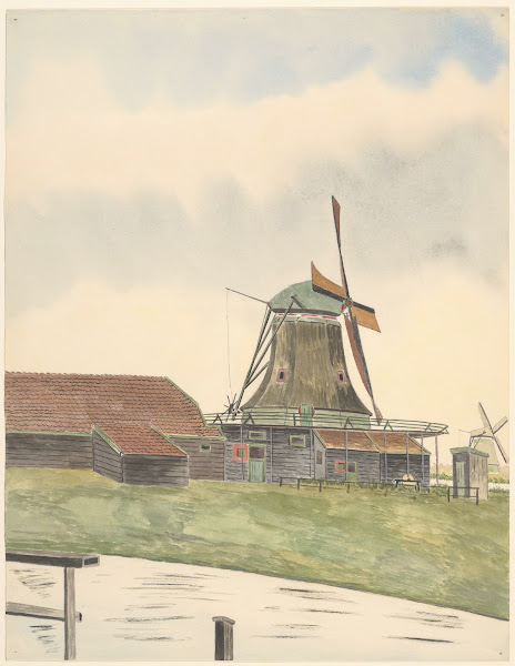 molens molen De Zaadzaaier aan de Hemmes 1930 1945