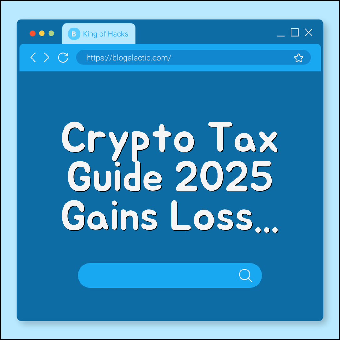 Cryptocurrency Tax Guide 2025: Reporting Gains and Losses to the IRS (Cost Basis, Hard Forks, 1099-DA Form)
