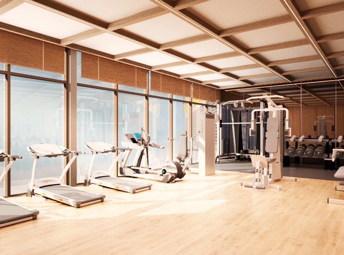 Golden Crown Residence — gymnasium