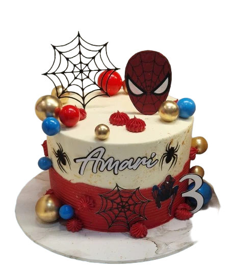 Spiderman Buttercream Cake CB-NC755