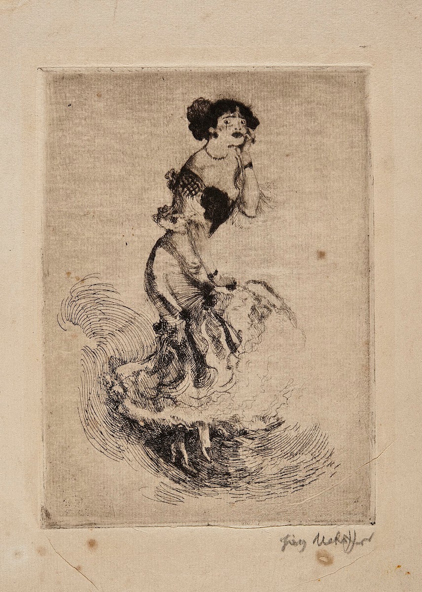 Scared woman 1905   1907
