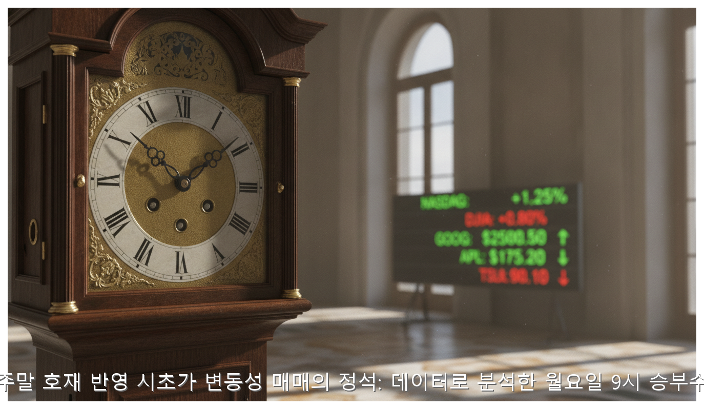 주말 호재 반영 시초가 변동성 매매의 정석: 데이터로 분석한 월요일 9시 승부수 핵심 안내 및 분석 인포그래픽 (8)