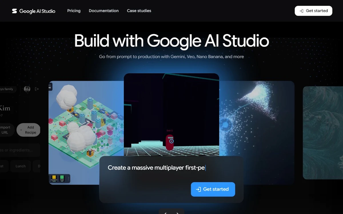 Captura de Google AI Studio
