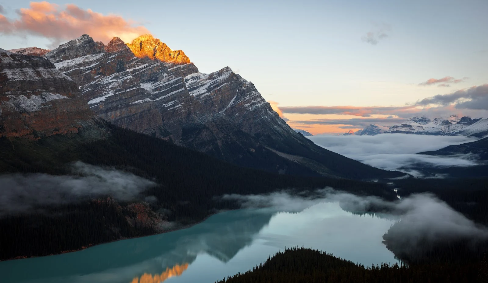 Peyto Lake In Banff National Park - Landscape Photography 5K Wallpaper (6144x3573)