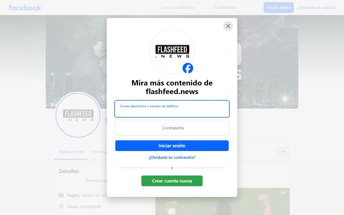 Captura de FlashFeed