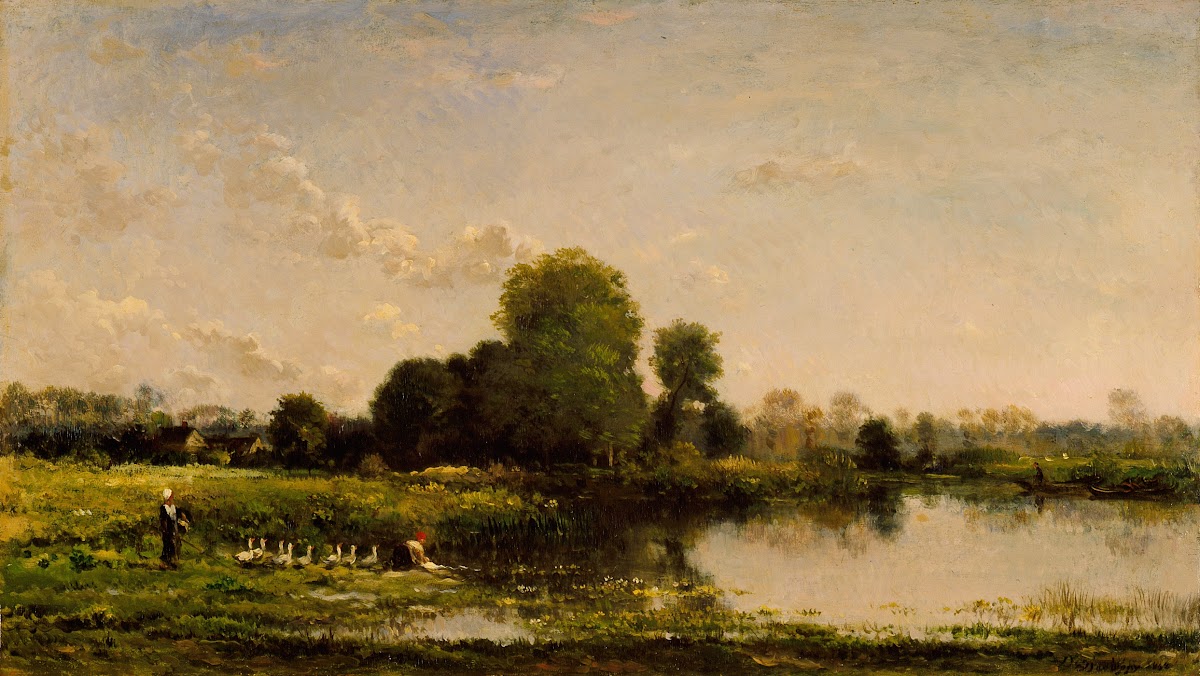 Riverbank with Fowl 1868