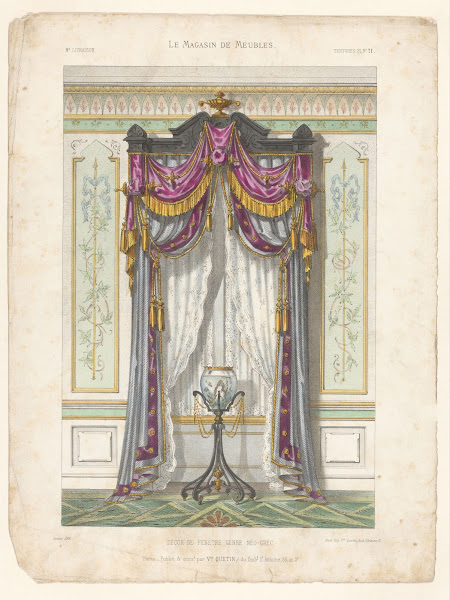 Décor de fenêtre genre néo grec 1832   1904