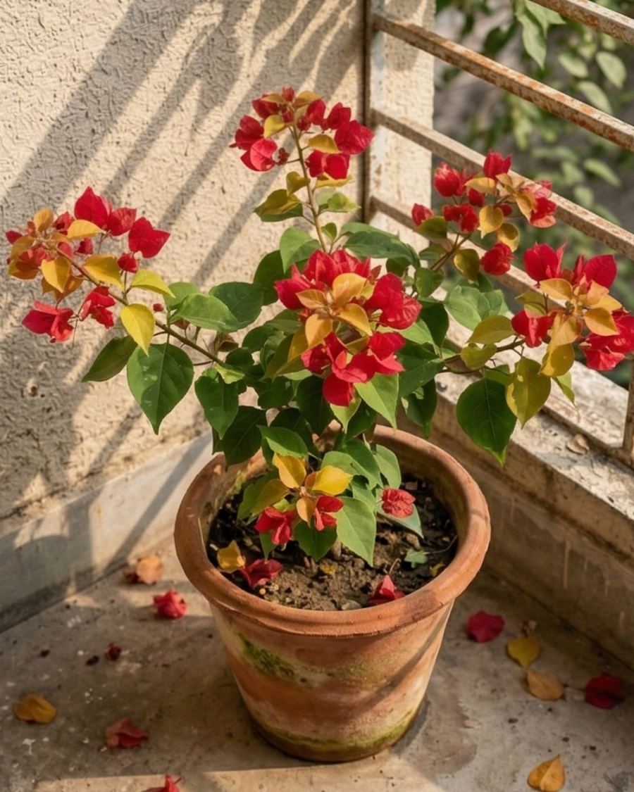 Imported Moonlight Red Bougainvillea Plant — view 5
