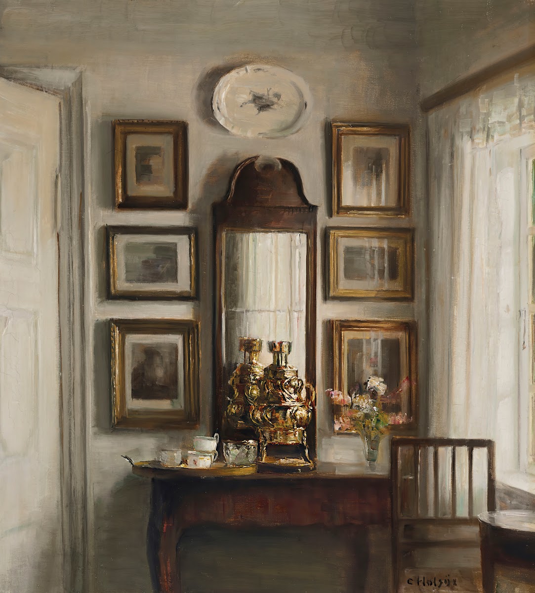 Interior with a Samovar