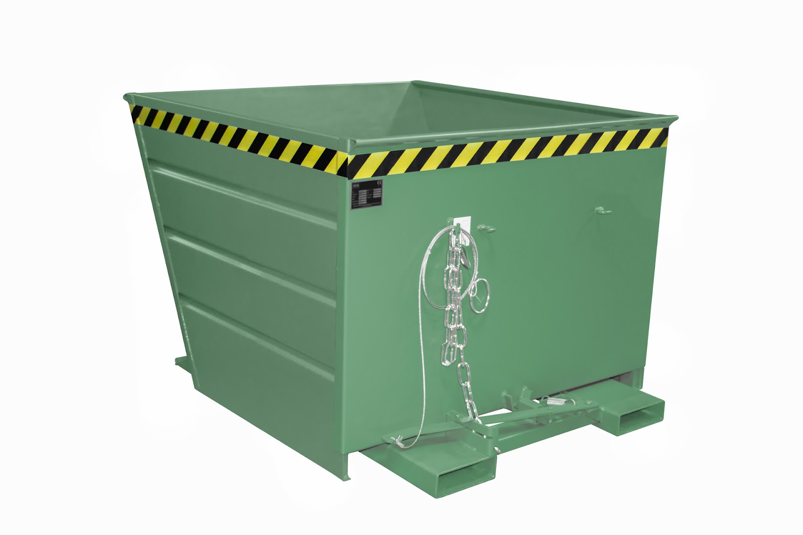 Kiepcontainer VG 1100, gelakt, Resedagroen
