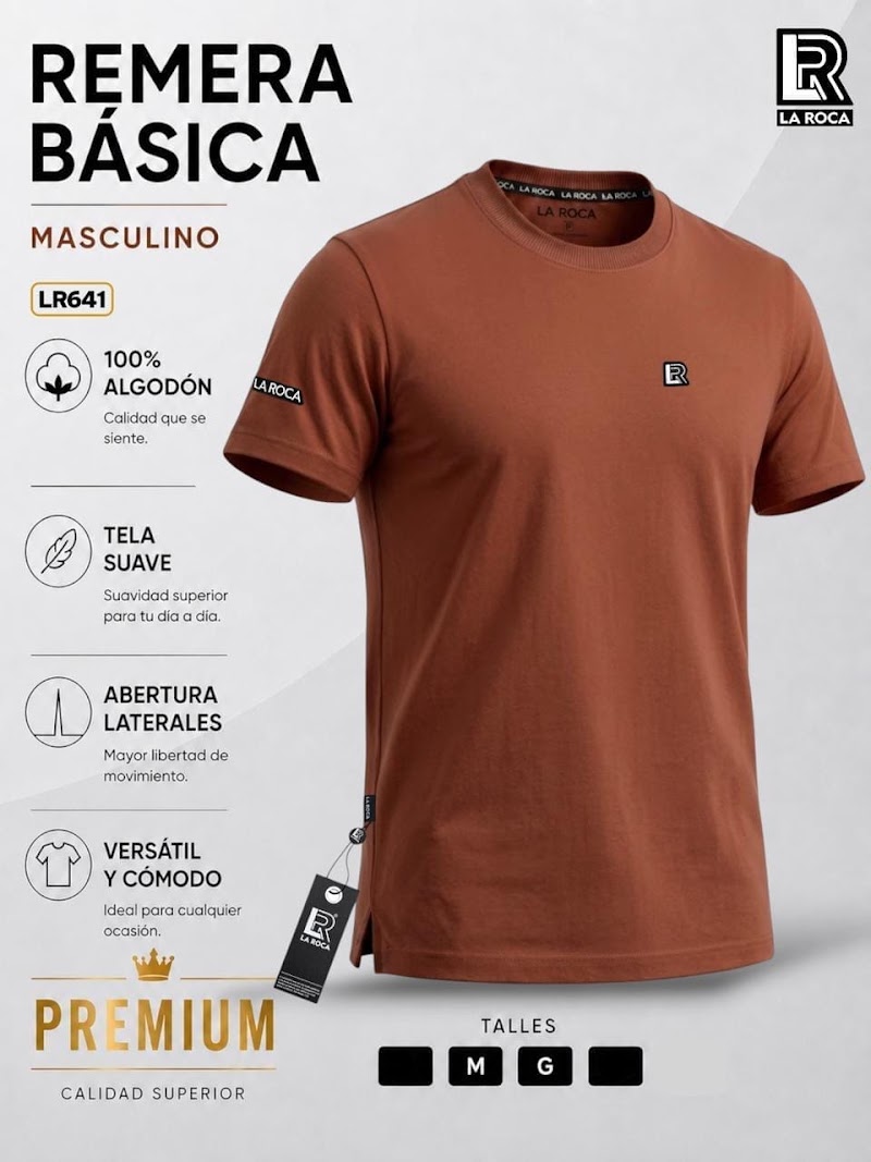 Remera básica de algodón · foto 4