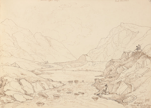 Looking South From the Black Stream Bridge 6 September 1841 1841