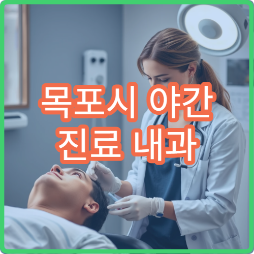목포시 야간 진료 내과 병원 찾기 감기·복통·소화불량 늦은 시간 진료 가능한 곳 안내