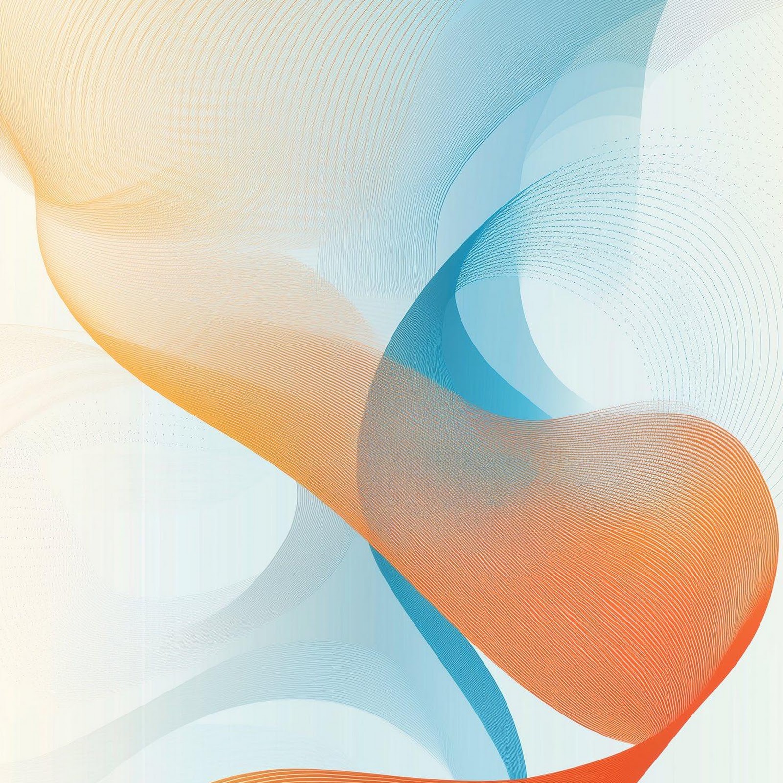 Download Abstract Flowing Wave Lines 2K iPhone