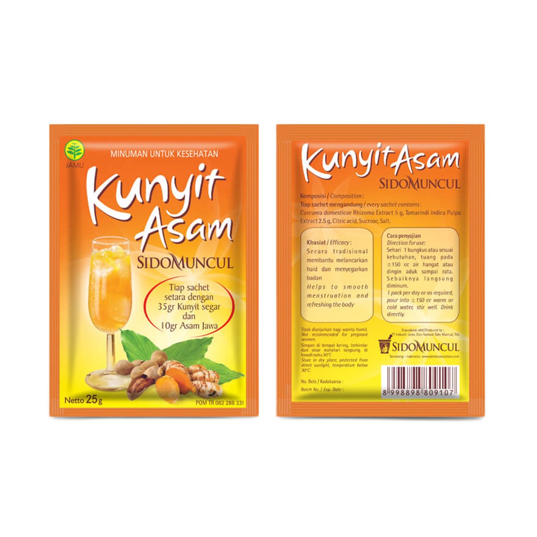 Alternative view of Kunyit Asam Sidomuncul Tamarind Turmeric Extract For Weight Loss & Woman Period