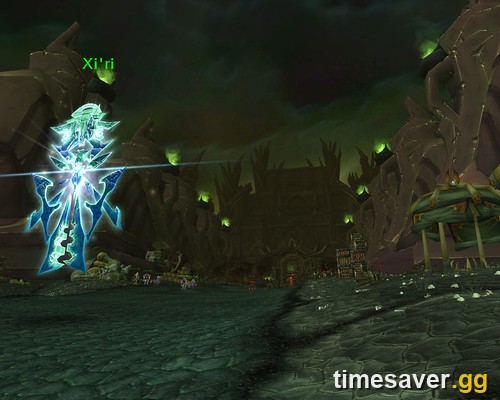 Shadowmoon Valley outside the Black Temple — where the long Medallion of Karabor attunement chain begins