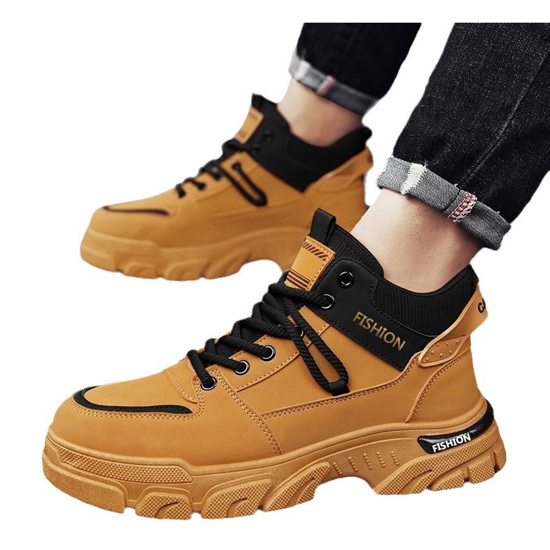 Men's Work Boots, Non-Slip, Water-Repellent, High-Top