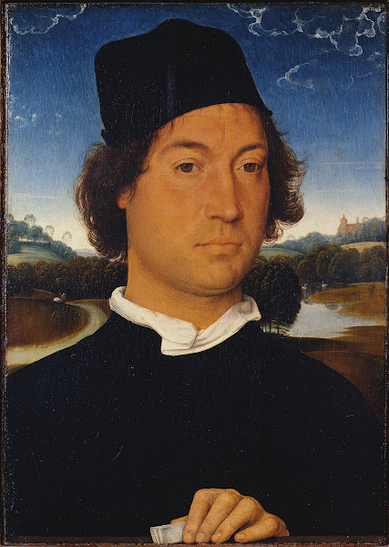 Portrait of an Unknown Man with a Letter 1485 1489