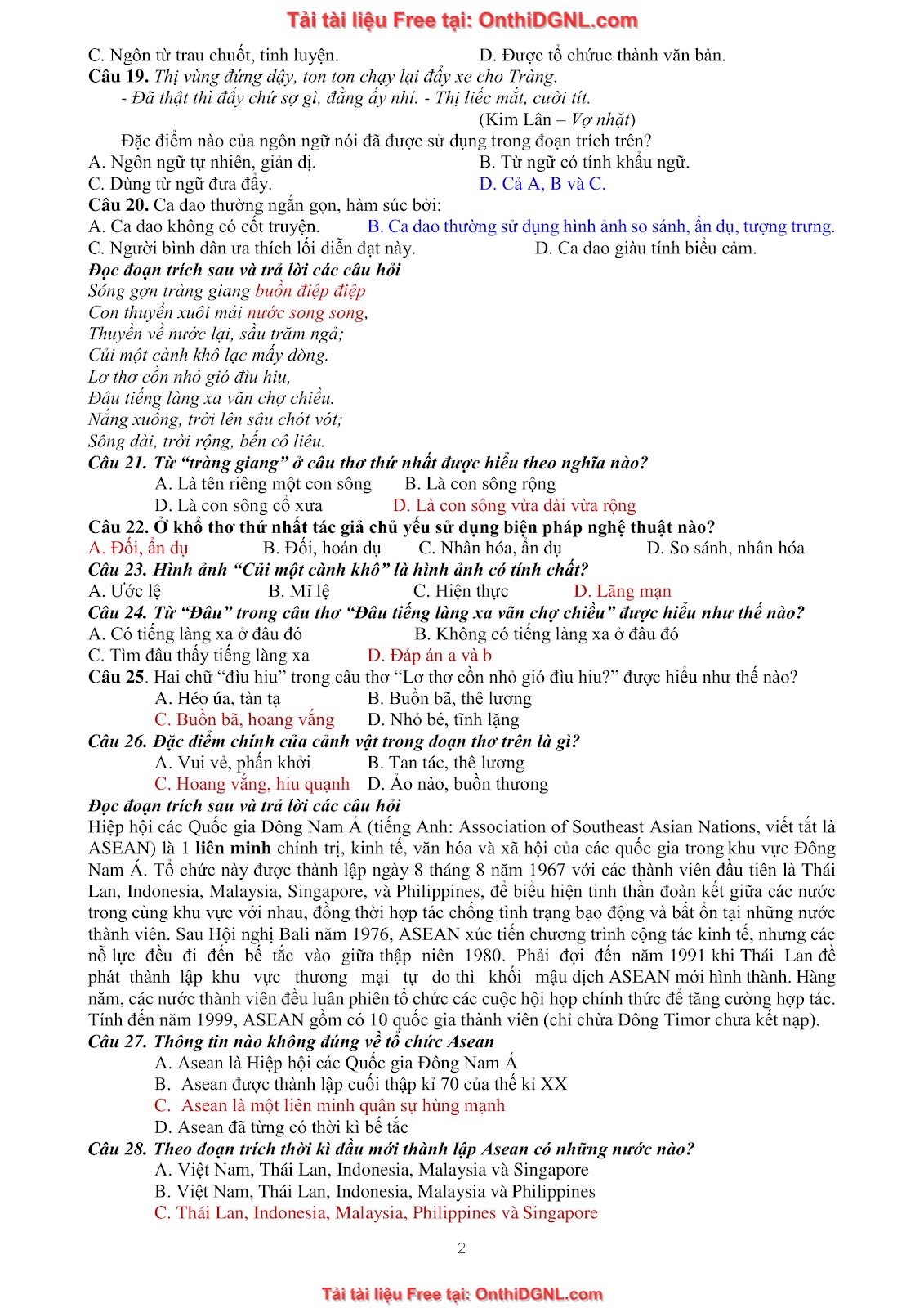 39 Đề ôn HSA - ĐỊnh tính