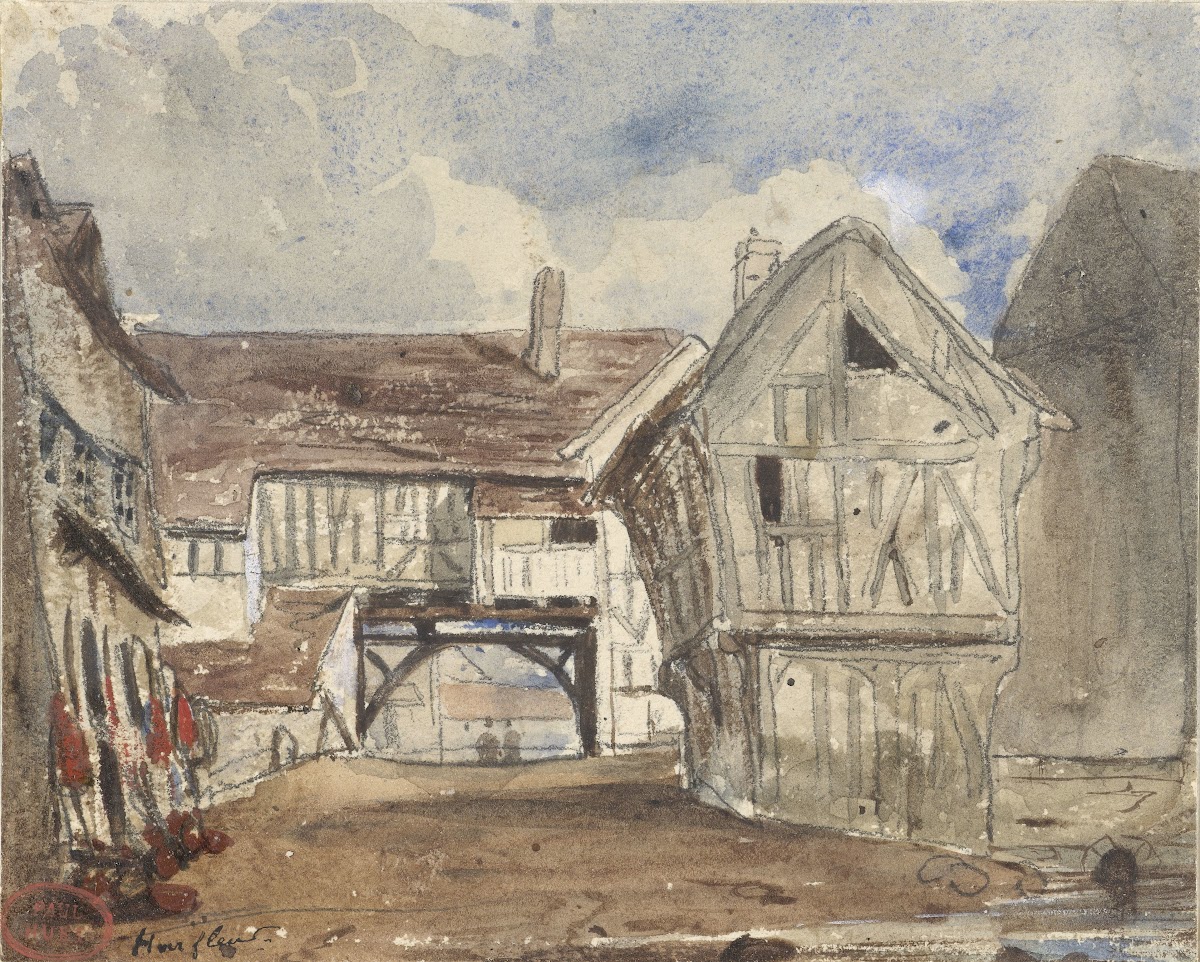 Gezicht te Honfleur 1861   1866