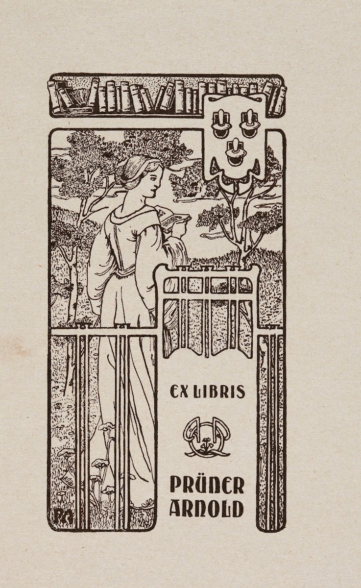 Bookplate Of PrüNer Arnold 1902