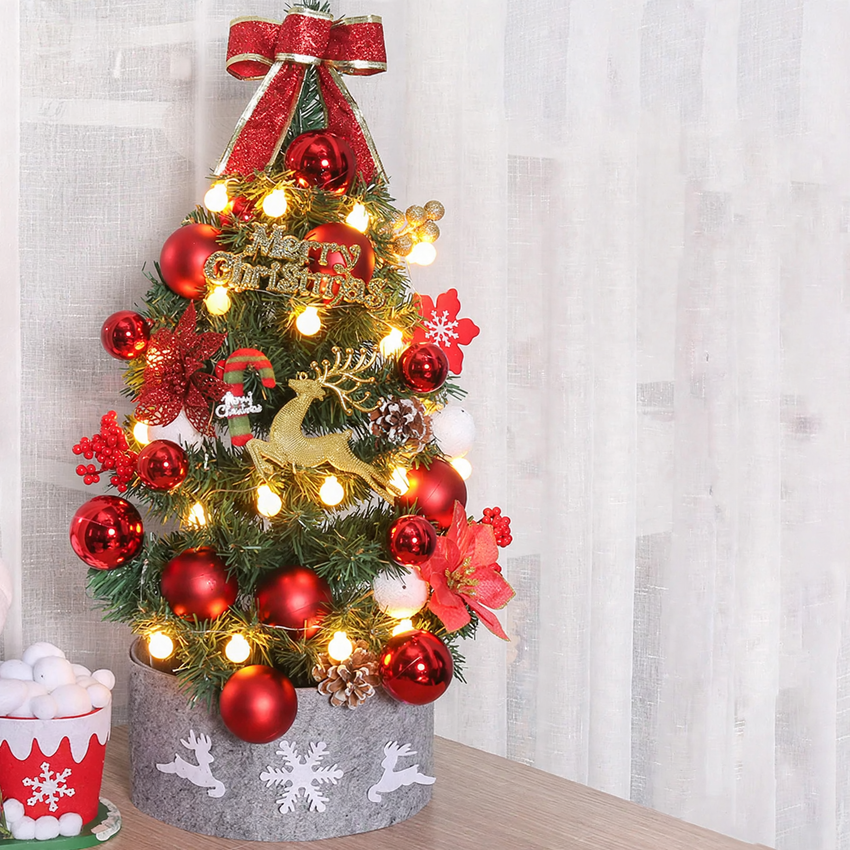 Mini Christmas tree set for the table