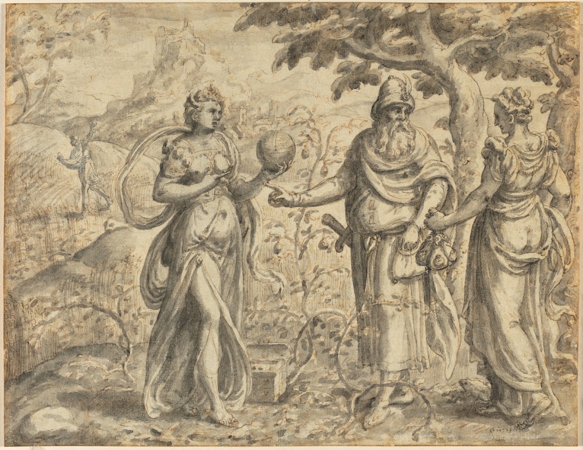 The Seed Received among the Thorns from the Parable of the Sower c 1573