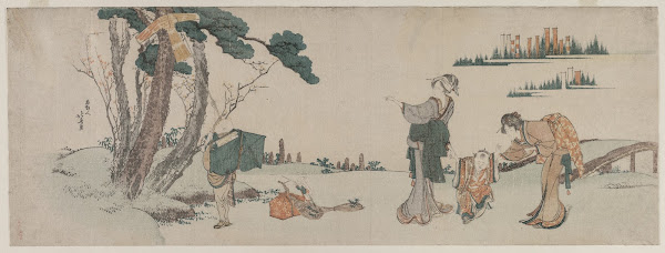 Women Distracting a Child whose Kite is caught in a Tree c 1800