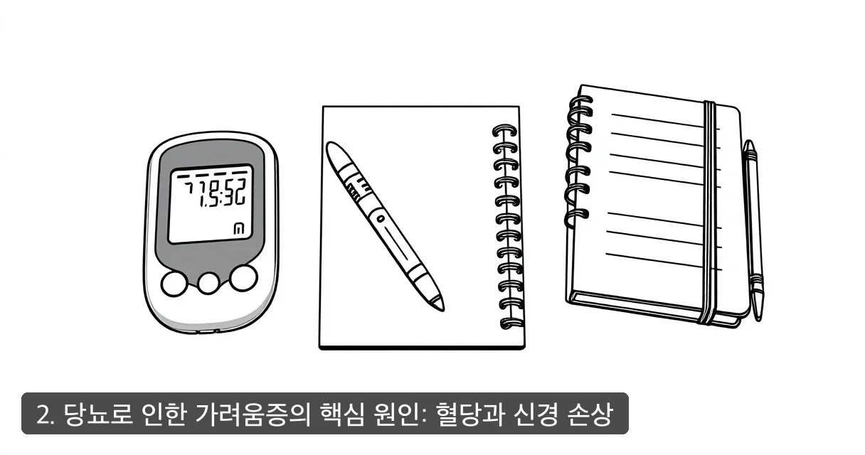 2. 당뇨로 인한 가려움증의 핵심 원인: 혈당과 신경 손상
