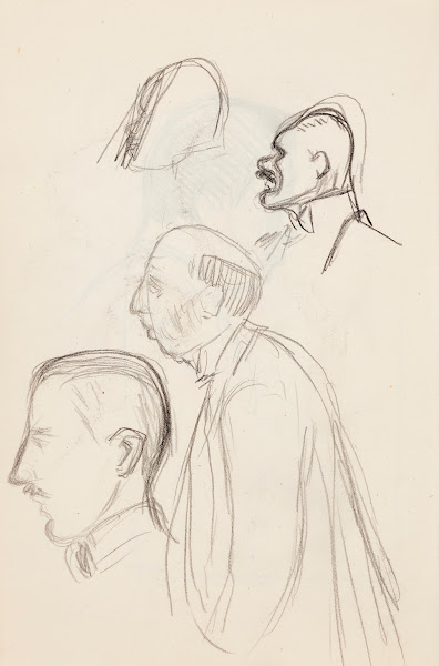 Portraits of Men Sketch 1903   1906