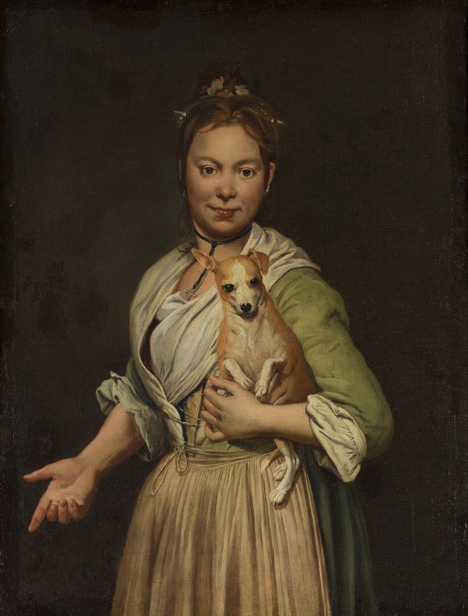 A Woman with a Dog 1740s