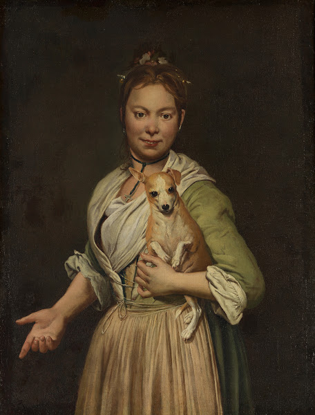 A Woman with a Dog 1740s