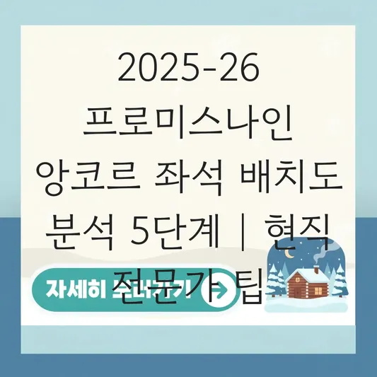 2025-26 프로미스나인 월드투어 앙코르 서울 공연 좌석 배치도 확인 대표 이미지