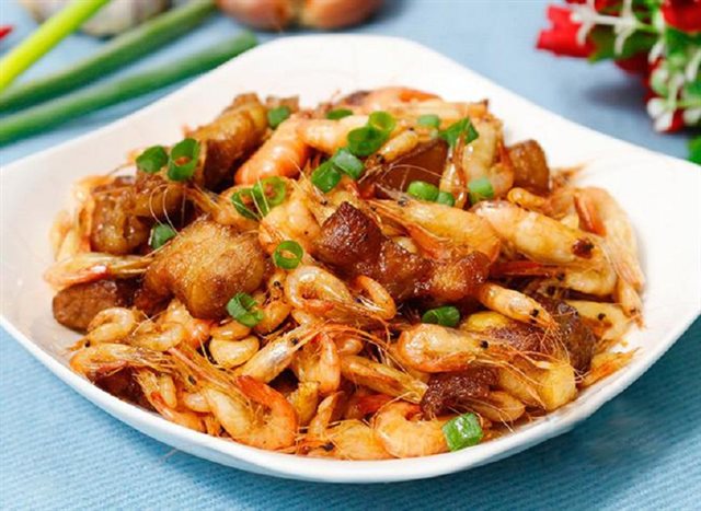 Tôm Rang Thịt Heo