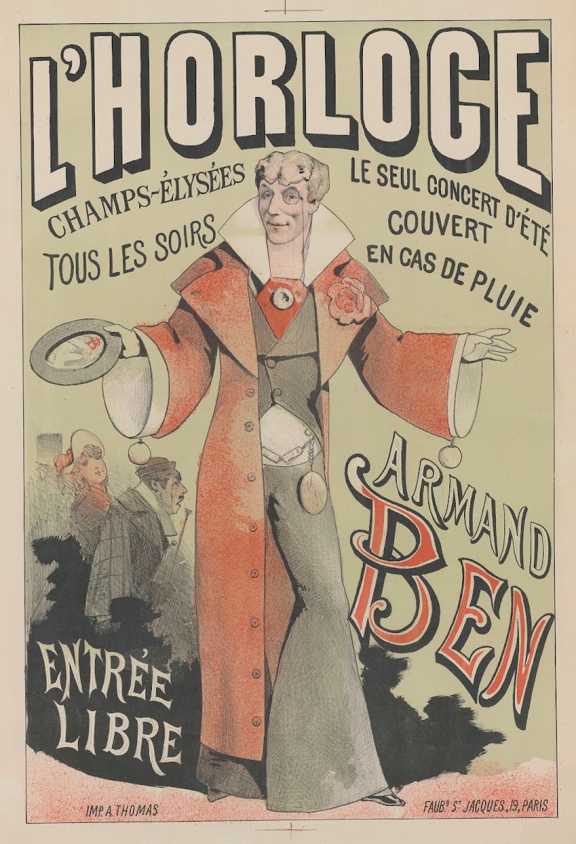L Horloge Champs Elysées Armand Ben 1880