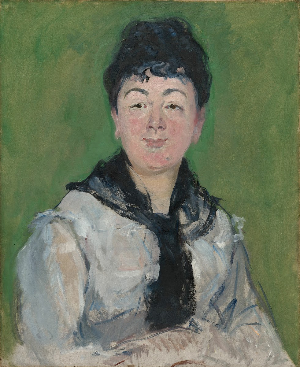 Portrait of a Woman with a Black Fichu c 1878