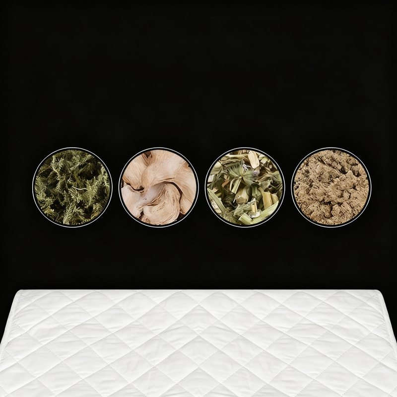 Electric heating mat with moxibustion herb