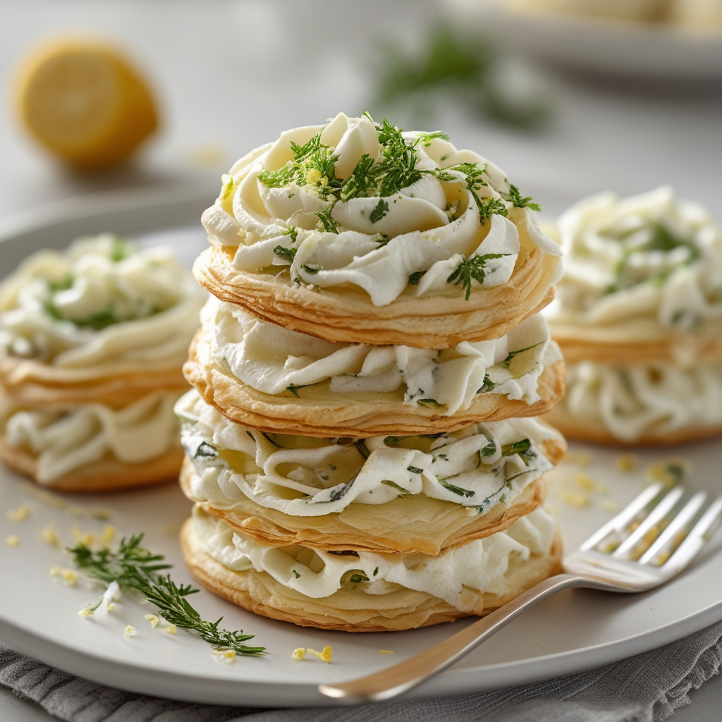 Final Whipped Feta & Artichoke Heart Puff Pastry Swirls with Lemon Zest