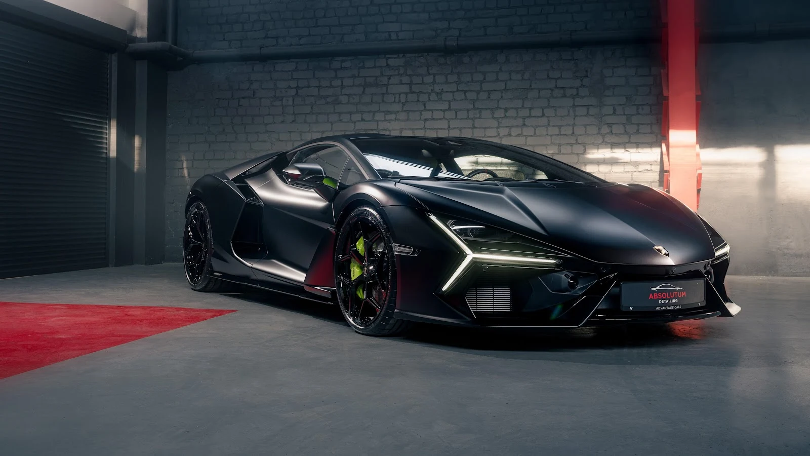 Lamborghini, Supercar, Matte Black Car, Exotic Car 5K Wallpaper Background (5120x2880)