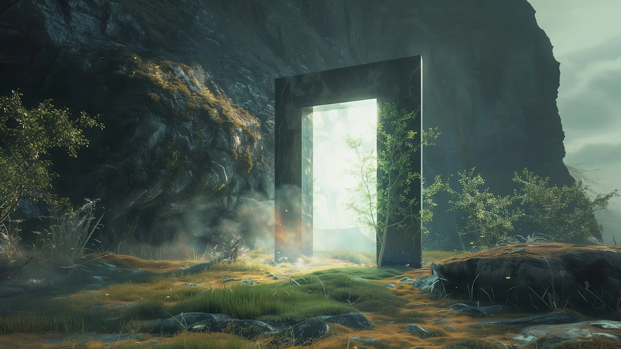 Ai Art, Illustration, Dimensions, Portal 5K Desktop Wallpaper