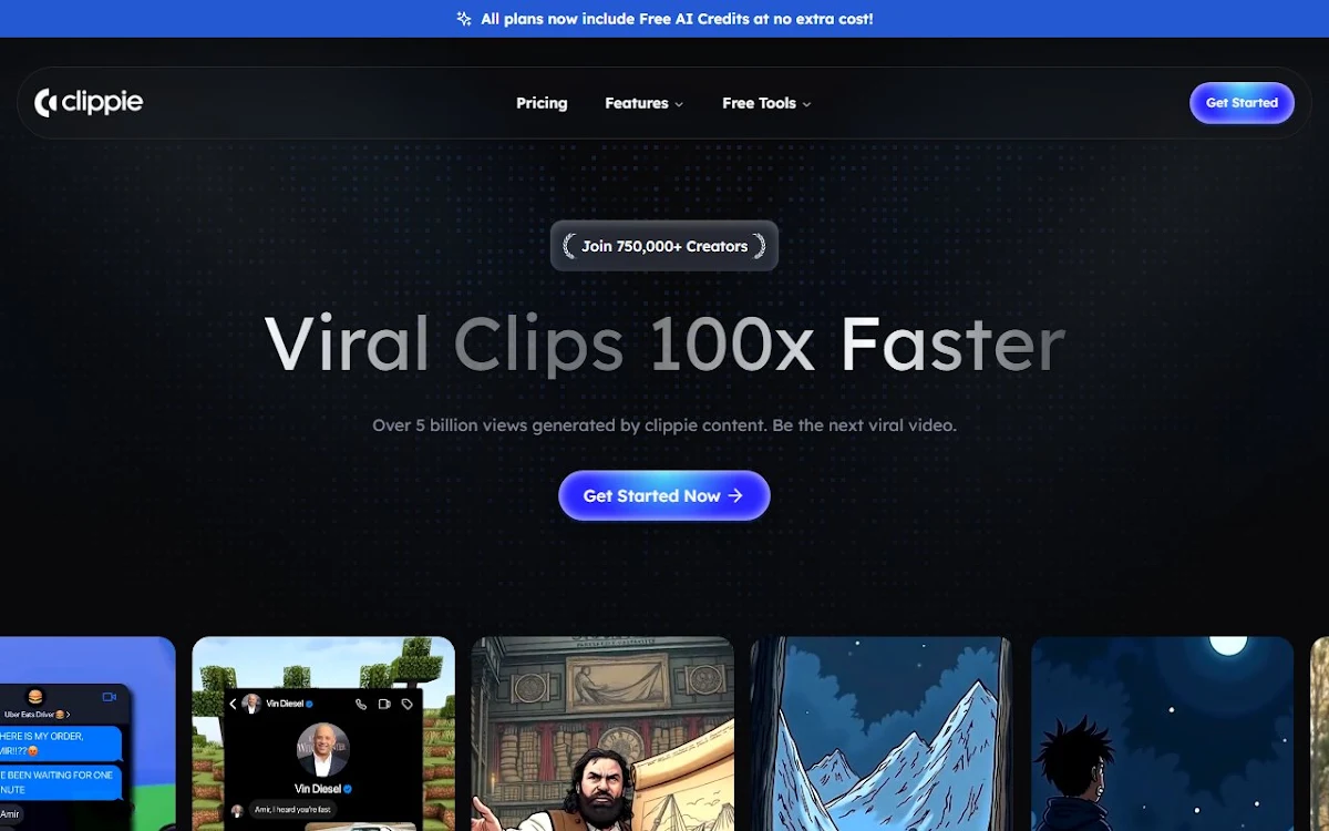 Captura de Clippie AI