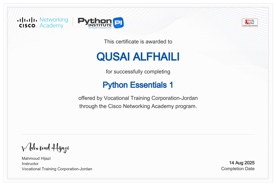 Python Essentials 1