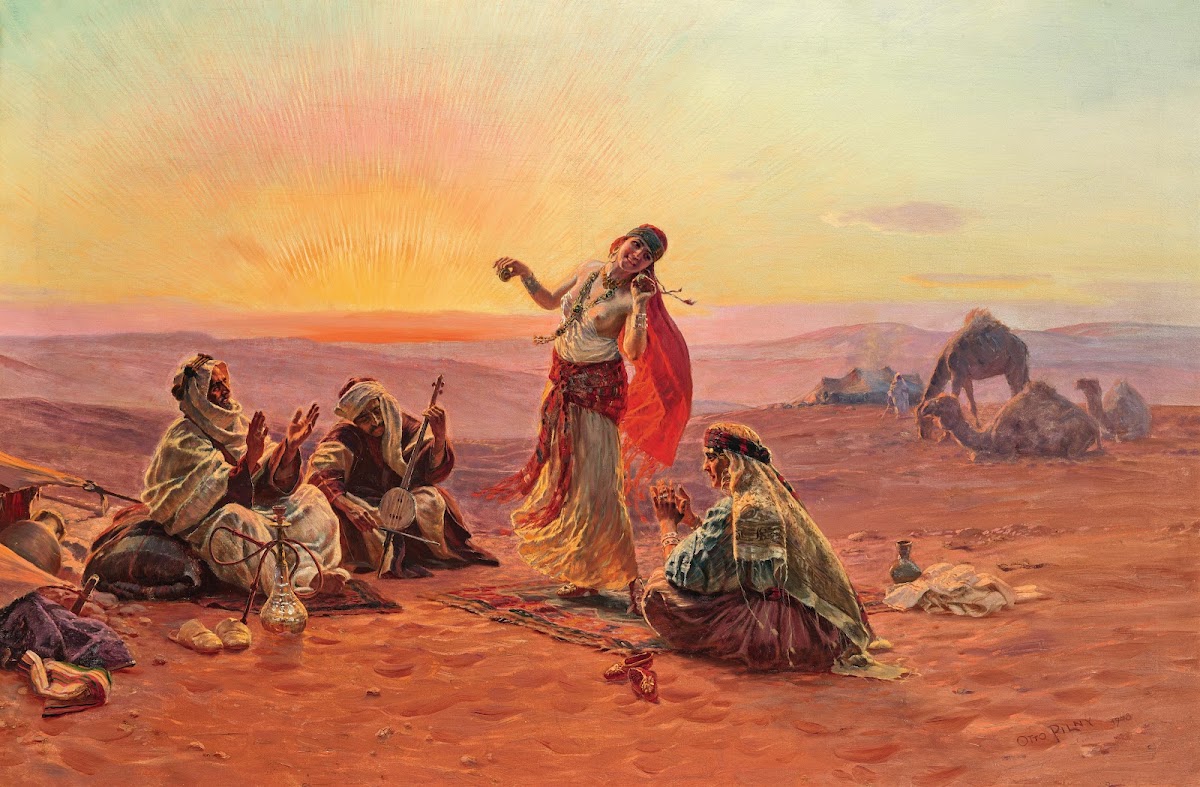 Entertainment At Sunset 1908