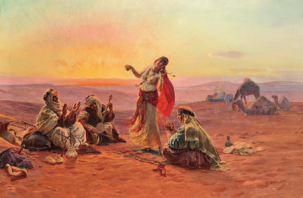 Entertainment At Sunset 1908