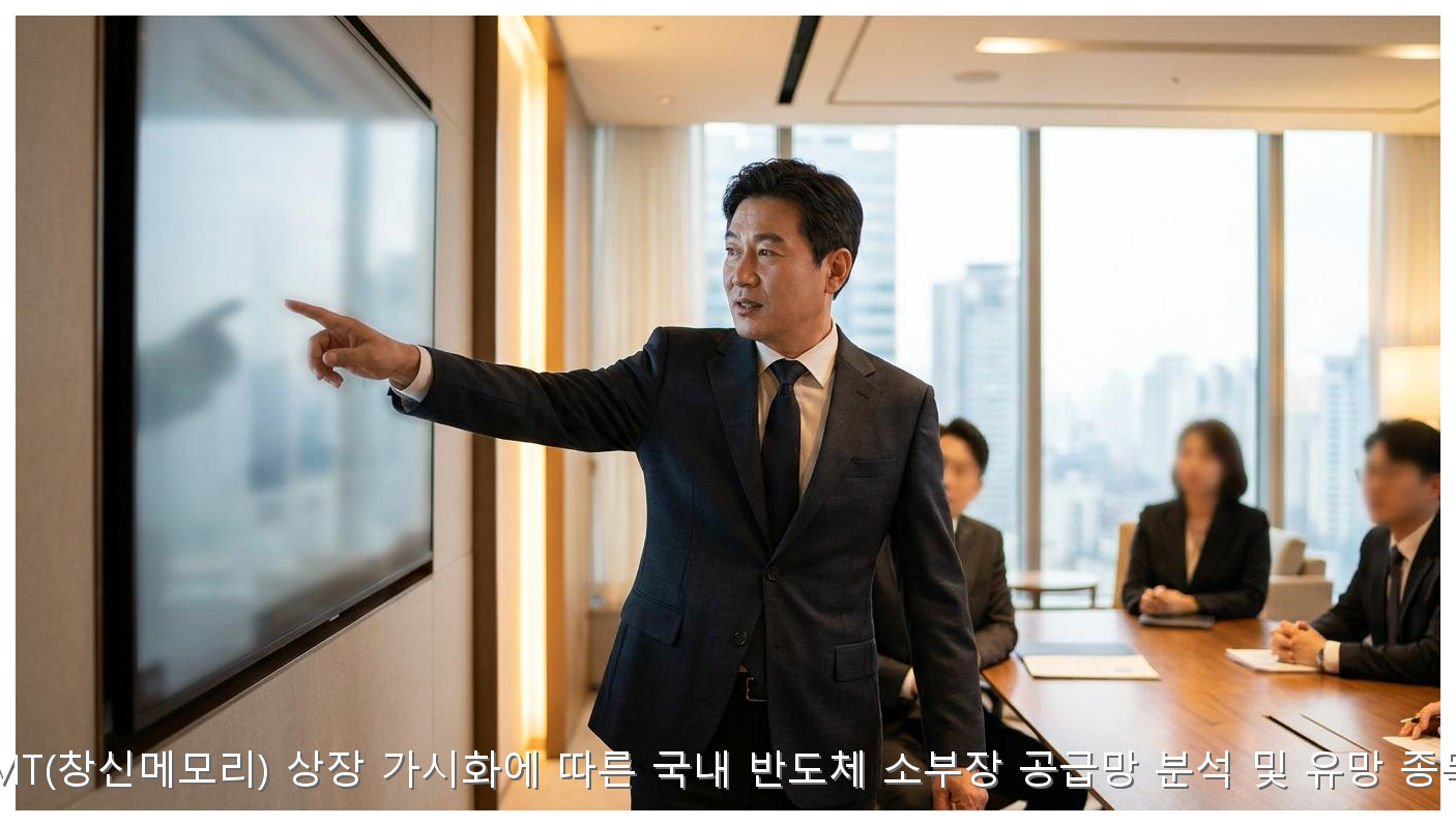 중국 CXMT(창신메모리) 상장 가시화에 따른 국내 반도체 소부장 공급망 분석 및 유망 종목 리포트 핵심 안내 및 분석 인포그래픽 (2)