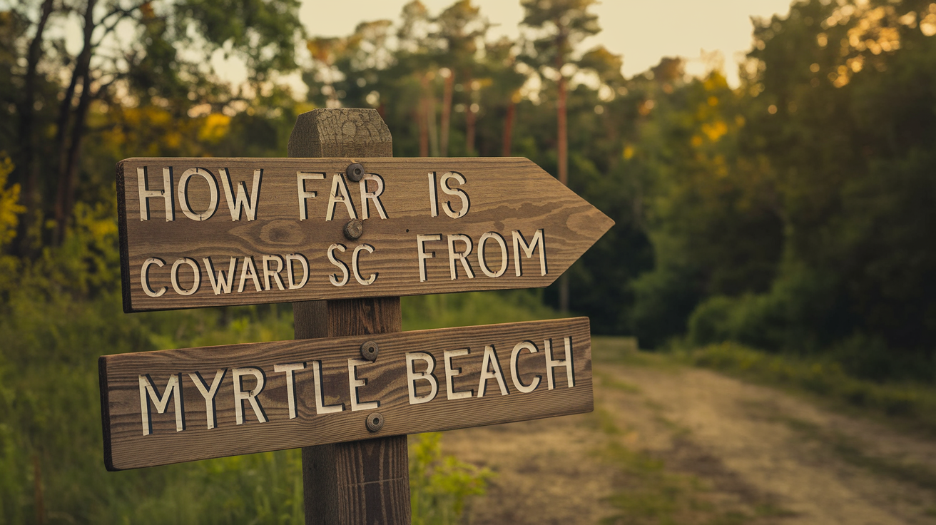 Distance from Coward, SC to Myrtle Beach: Travel Guide