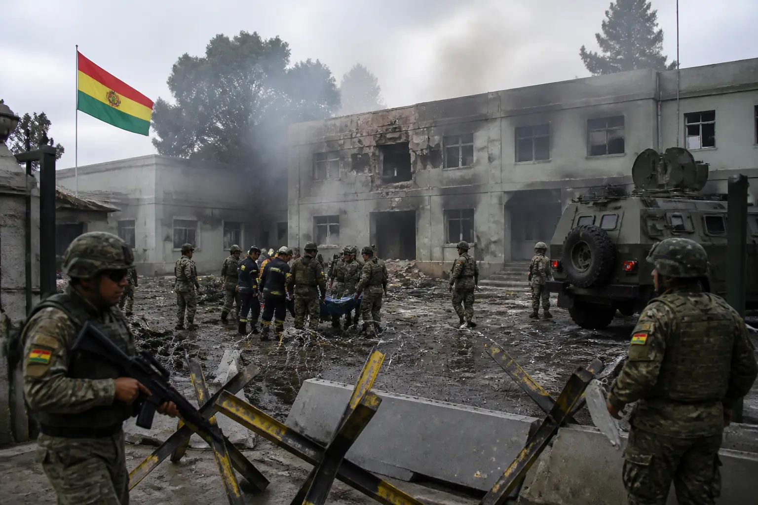Editorial image for At least two dead in blast at Bolivia military barracks