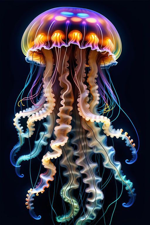 Glowing Jellyfish Picture